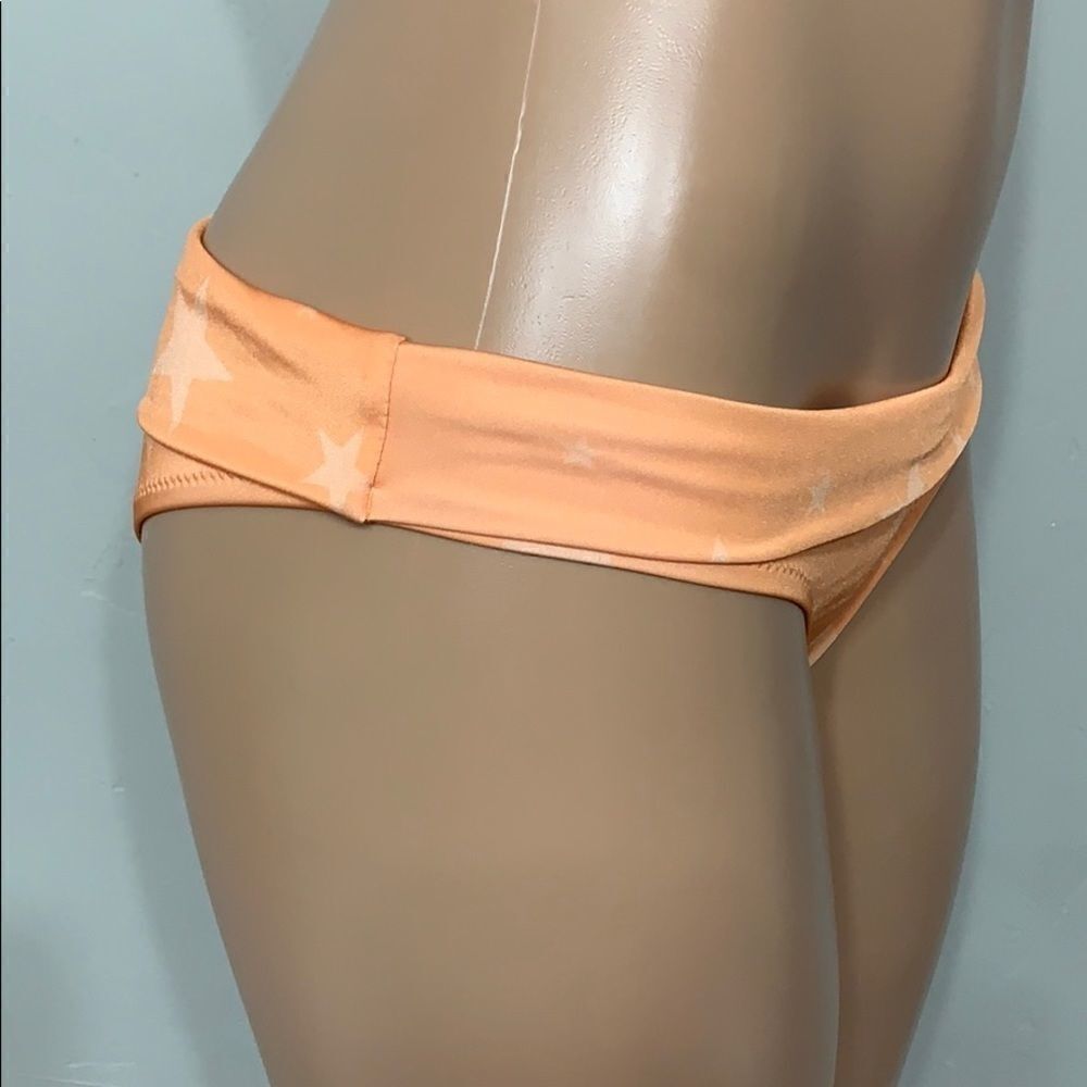 WILDFOX Orange Sherbert Stars bikini bottom. NWT - Picture 5 of 9